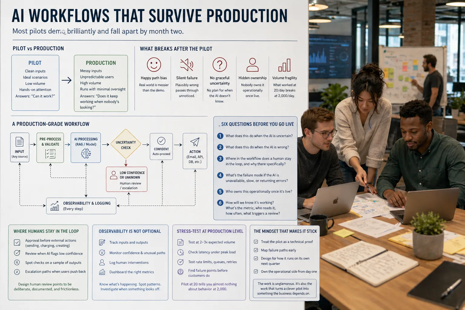AI Workflows That Survive Production